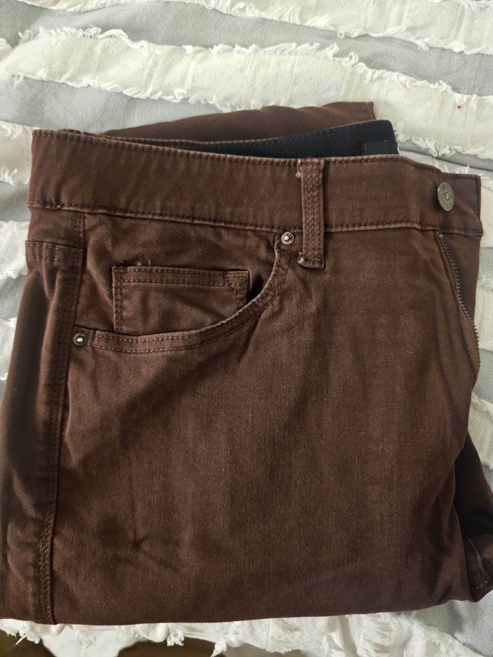 LuLaRoe Women's Skinny Jeans in Rich Chocolate Brown Size 34/ 16us